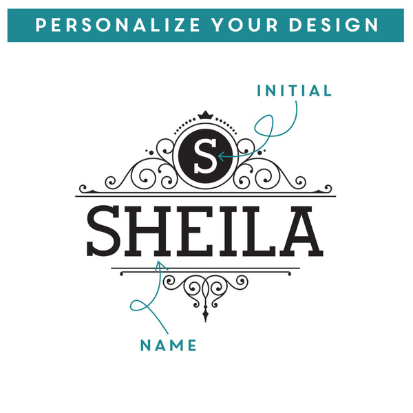 Engraved Whiskey Glasses Personalized - Design: M2