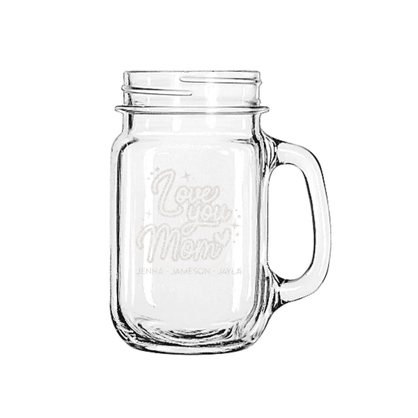 Personalized Mason Jar For Mom, Design: MD18