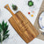 Personalized Minimalist Cheese Board with Handle, Design: N9