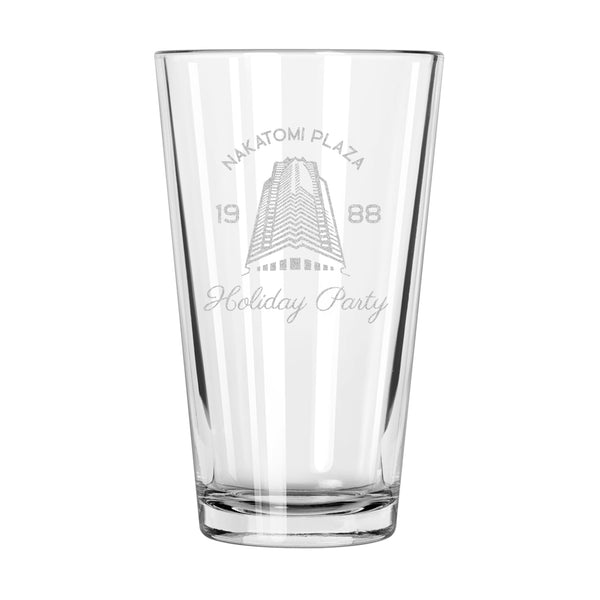 Die Hard Holiday Party Pint Glass - Design: NAKATOMI