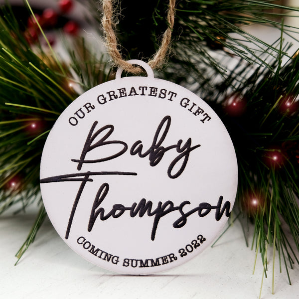 Pregnancy Ornament - Design: BB2