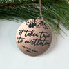 Personalized Couples Ornament - Design: XMAS3