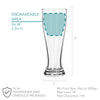 Personalized Pilsner Glass - Design: CUSTOM
