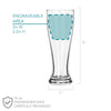 Pilsner Glass Groomsmen - Design: BG4