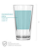 Personalized Initial Pint Glass, Design: K5