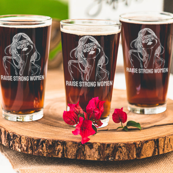 Strong Moms Mother's Day Pint Glass, Design: MD10