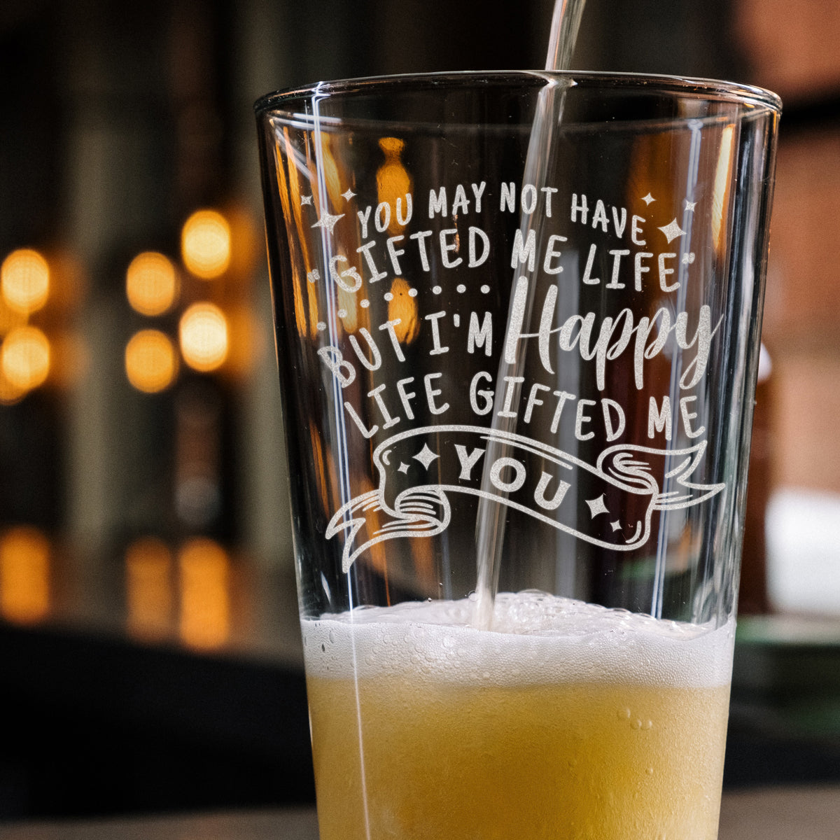 Personalised Pint Glasses, Custom Beer Glass, Engraved Pint Glass, Beer  Glasses, Personalised Beer Glass, Beer Gift, Birthday Gift 