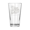 Personalized Father's Day Love You Dad Pint Glass, Design: FD16