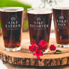 Like Father, Like Son / Daughter 2 Pint Glass Set - Design: FD12
