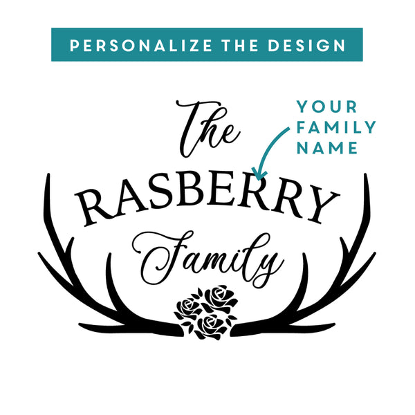 Personalized Charcuterie Board for Family - Design: FM7
