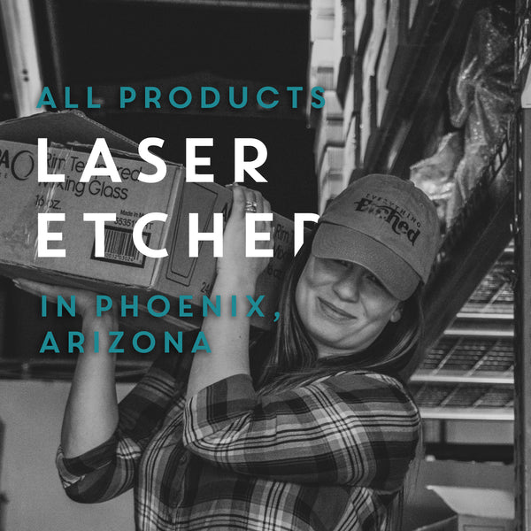 DILF Etched Pilsner Glass - Design: DILF