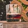 Liquid Courage Whiskey Glasses - Design: COURAGE
