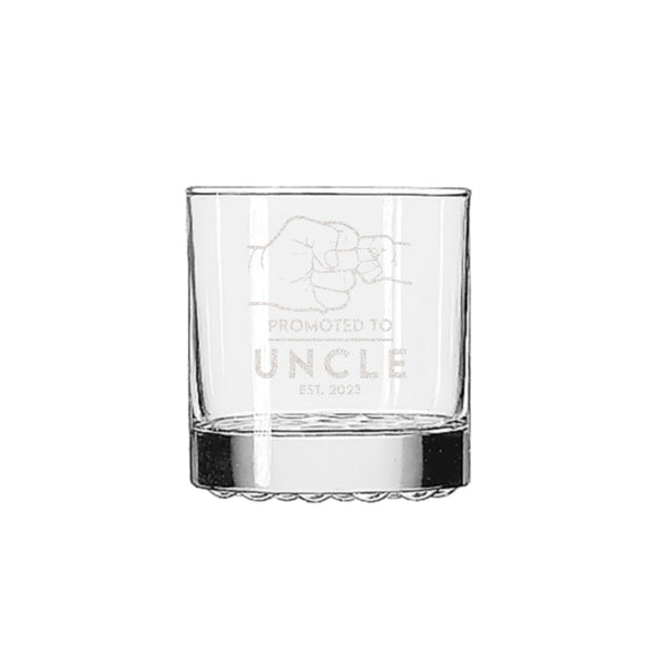 Personalized Baby Announcement Cocktail Glass, Design: FM12