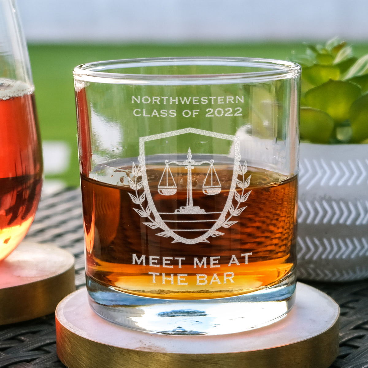 Personalized Engraved Whiskey Glasses – The Cardinal State