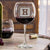 Etched Red Wine Glasses - Design: INITIAL1