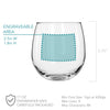 Personalized Stemless Red Wine Glass - Design: CUSTOM