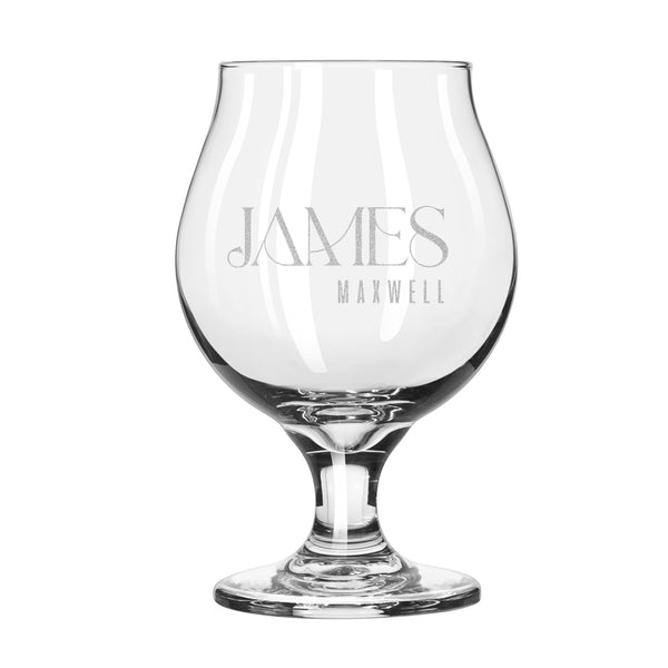 Personalized Belgian Glass - Design: S4