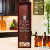 Small Rectangle Beer Cap Holder - Design: BEER