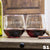 Etched Stemless Red Wine Glasses - Design: S1