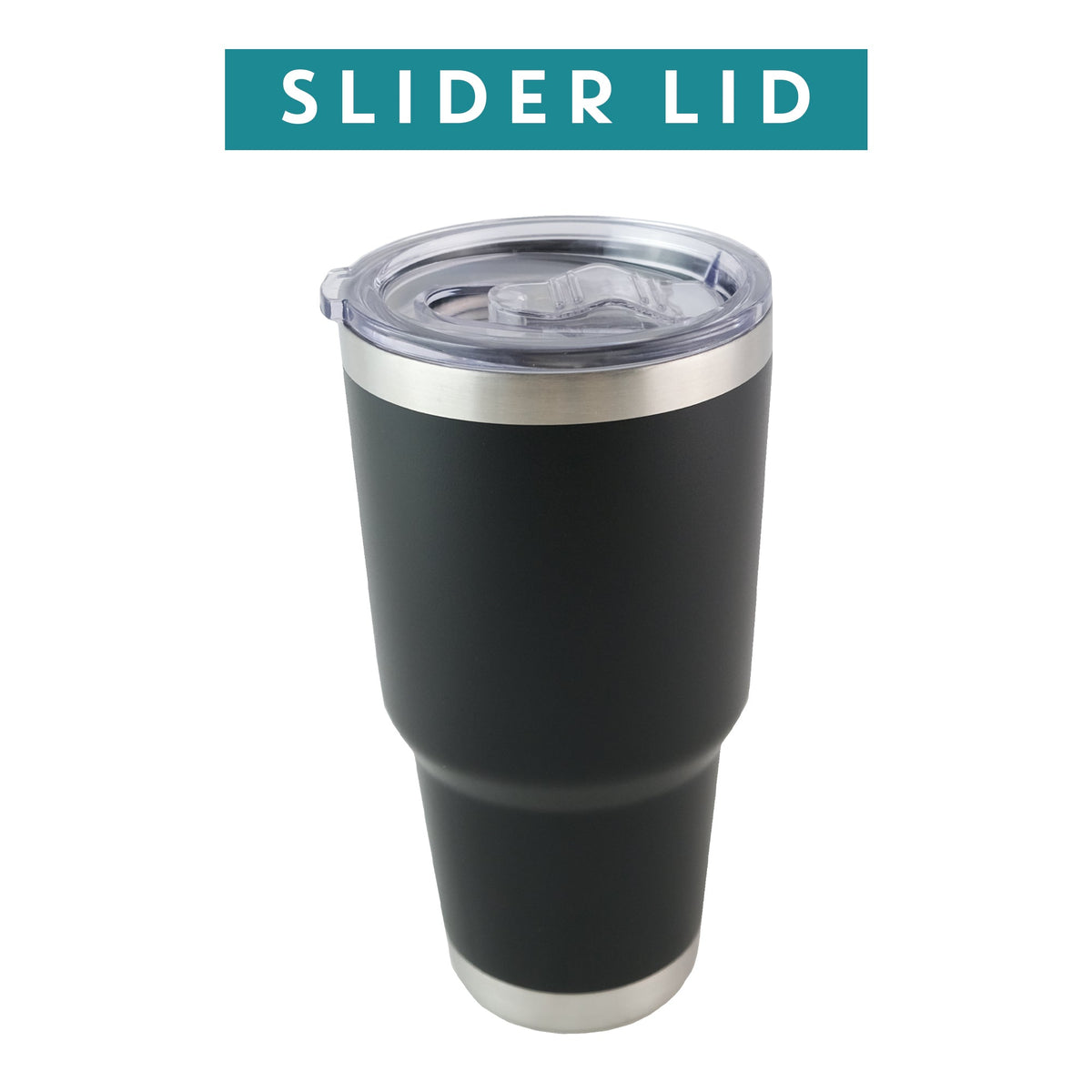 Personalized Stainless Steel Drink Tumbler 30oz - Insulated Black