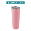 Floral Personalized Stainless Steel Skinny Tumbler, Design: L8