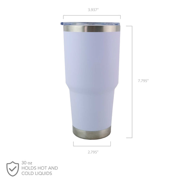 Custom Engraved 30oz Stainless Steel Tumbler, Design: CUSTOM