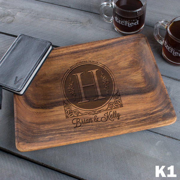 Small Wood Tray - Design: K1