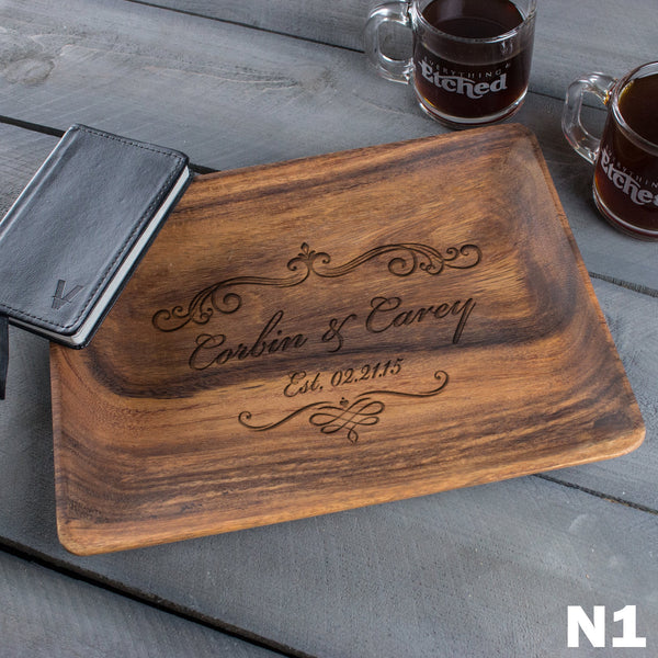 Small Wood Tray - Design: N1