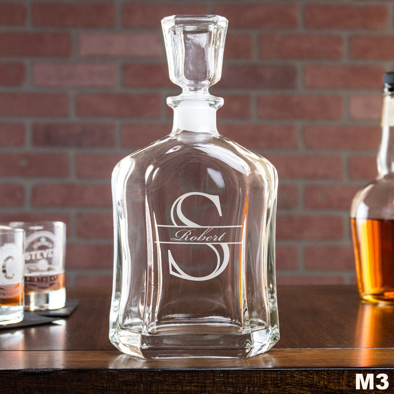 Engraved Whiskey Decanter Design CUSTOM Everything Etched