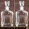 Engraved Whiskey Decanter - Design: S1