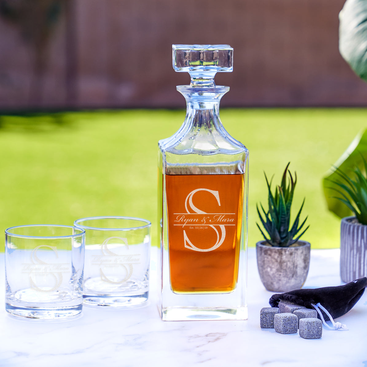 Decater Whiskey Decanter - Design: K3 – Everything Etched