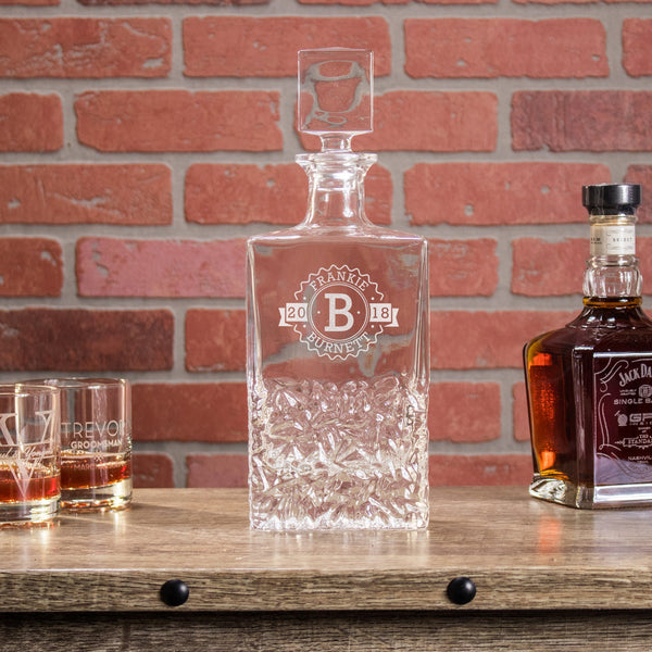 Ornate Whiskey Decanter - Design: B1