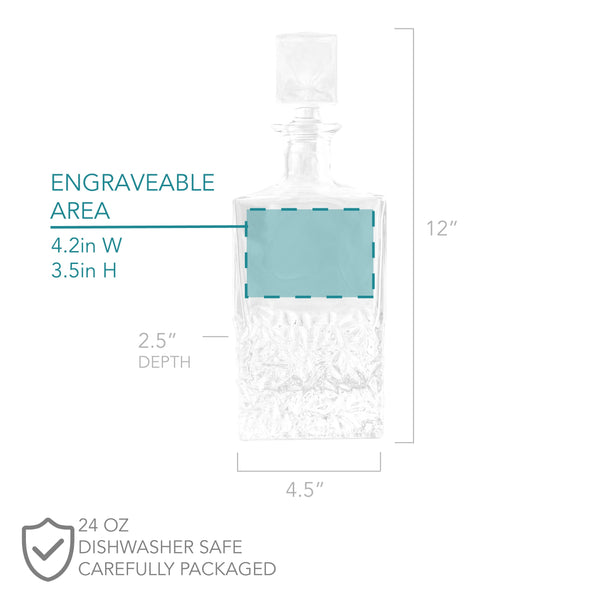 Fancy 2023 Retired Whiskey Decanter, Design: RETIRED3