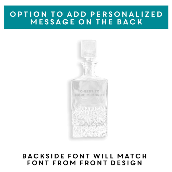 Fancy 2023 Retired Whiskey Decanter, Design: RETIRED3