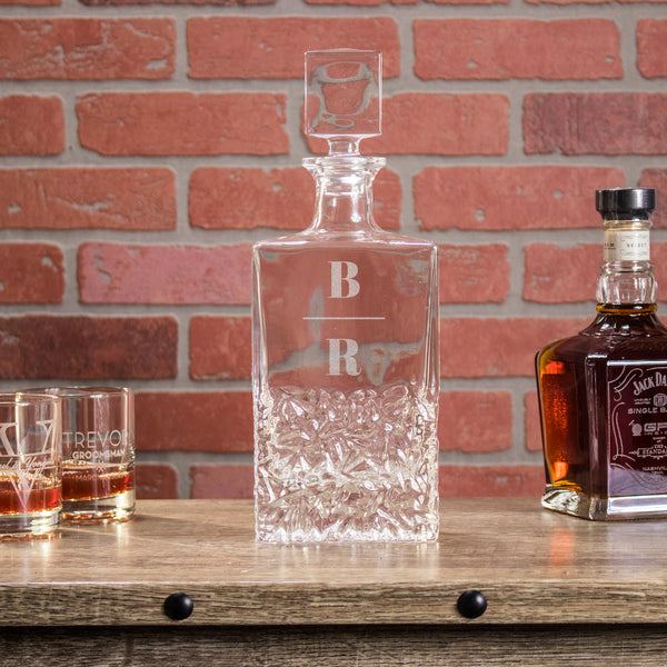 Ornate Whiskey Decanter - Design: INITIAL2