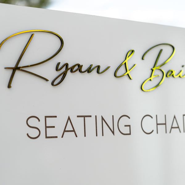 Desert Wedding Acrylic Seating Chart, Design: DESERTSEAT