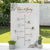 Desert Wedding Timeline Sign, Design: DESERTTIME