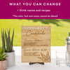 8x10 Desert Themed Wedding Signage, Design: DESERT
