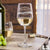 Etched White Wine Glasses Couples - Design: L3