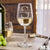 Etched White Wine Glasses Monogram - Design: M3