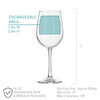 Etched White Wine Glasses - Design: CUSTOM