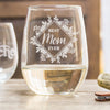 Best Mom Ever Wine Glass , Design: MD11