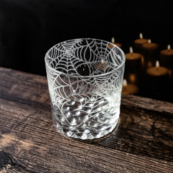 Web Wrapped Whiskey Glasses - Design: WEBS