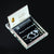 Engraved Glass Business Card Holder with Beveled Edge - Design: CUSTOM