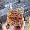 All Work & No Play Shining Engraved Whiskey Glasses - Design: ALLWORK